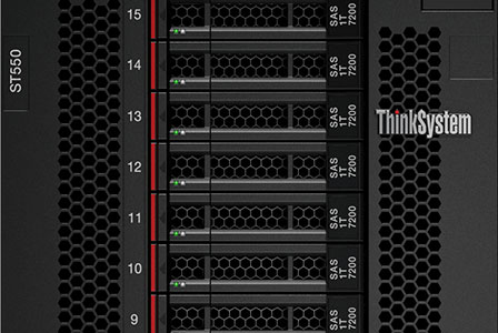 rack server and DE storage image