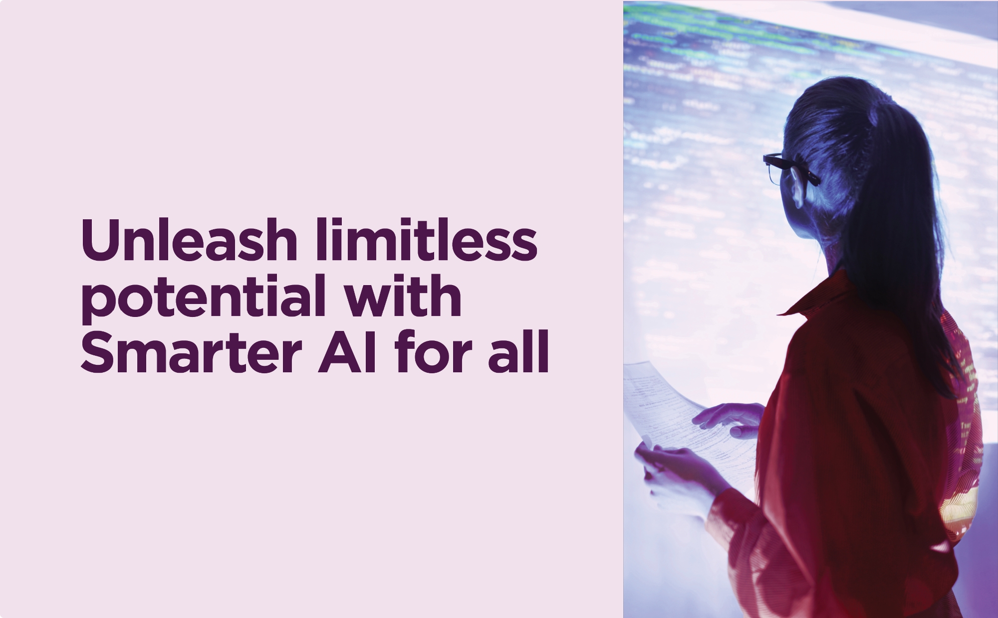 Infographic: Unleash limitless potential with Smarter AI for all